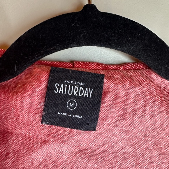 Saturday by Kate Spade peach & tan rain coat - Picture 3 of 7